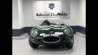 immaculate  Classic Jaguar-D-Type Replica available for sale at Mayfair Motor solutions London