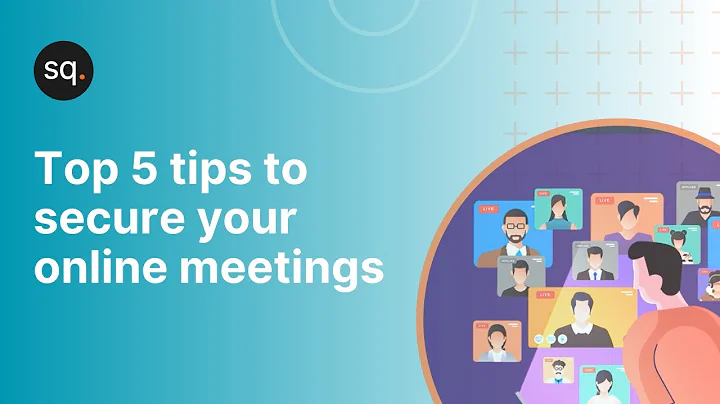 Top 5 tips to secure your online meetings | Online meetings| Cyber security awareness training video