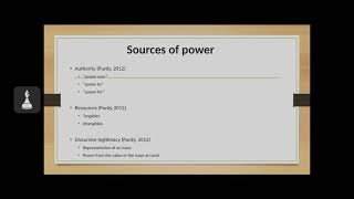 Power in Collaborative Governance Processes