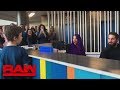 Sasha Banks and Seth Rollins surprise a young WWE fan at Make-A-Wish HQ: Raw, Jan. 28, 2019