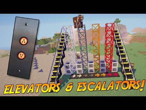 1 8 9 1 8 Elevator Mod Escalators Too Minecraft Mod