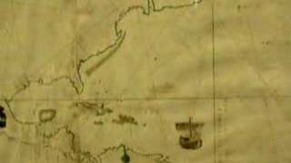 an old map at the vatican museums