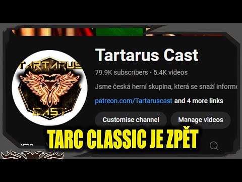 Originální Tartarus Cast kanál je OBNOVEN! Slyšte prohlášení!