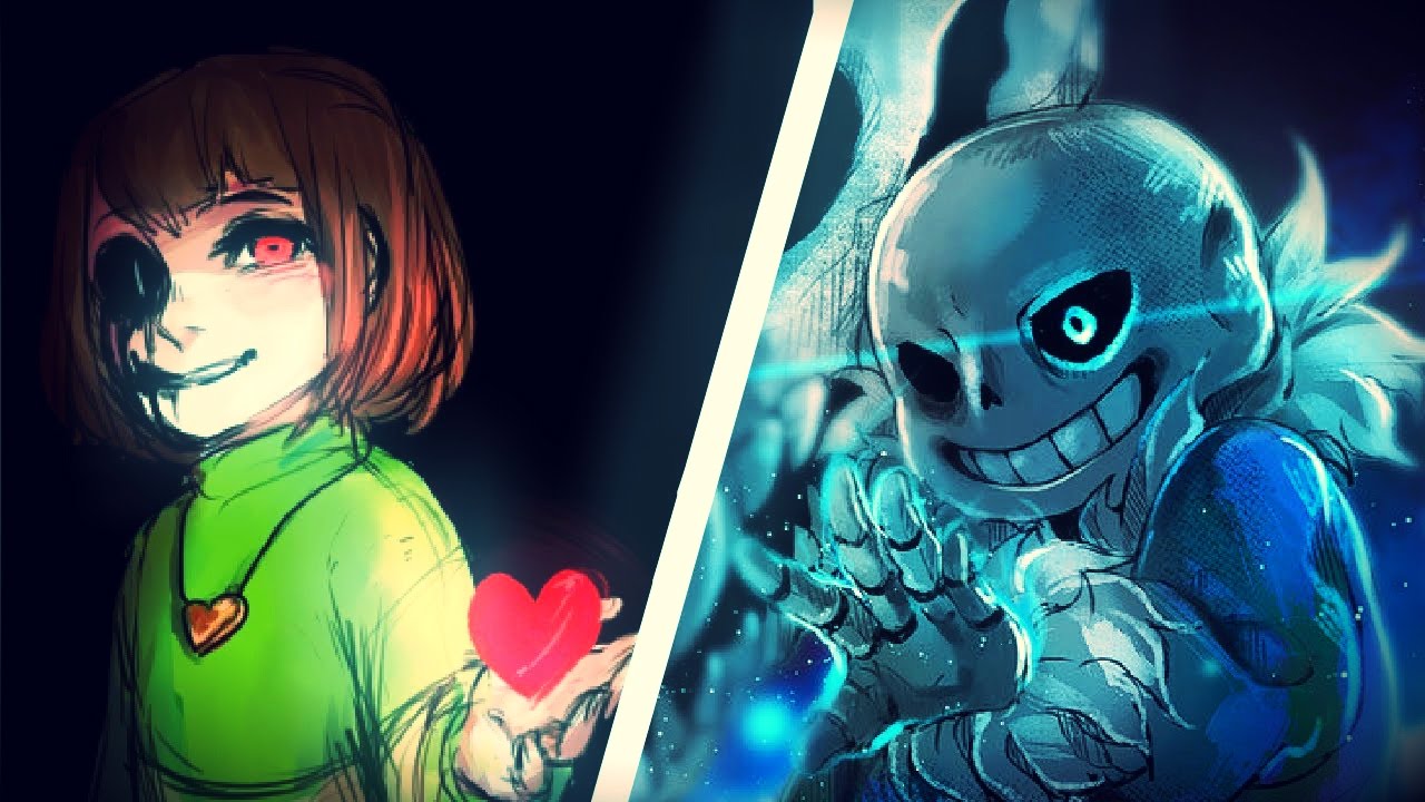 Chara Vs Sans Gif - Credit to maugro for bone zone kit. - megan ...