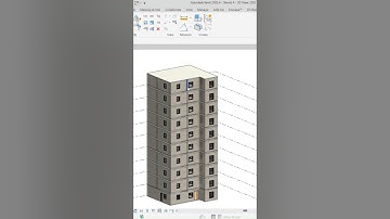 HOW TO CREATE A HIGHRISE APARTMENT IN REVIT - QUICK HACK  #revit #architecture #bim #quicktips