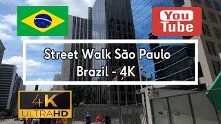 🇧🇷 Virtual Street Tour - São Paulo - Brazil  2023【4K 60fps】