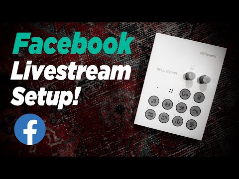 How to Live Stream to Facebook Business Page with Roland GOLIVECAST or OBS! | Tutorial