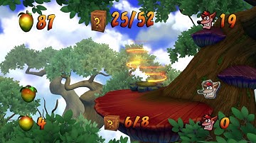 Crash Bandicoot 1 N. Sane Trilogy PS4 walktrough part 22 ; Generator room. ORANGE GEM location.