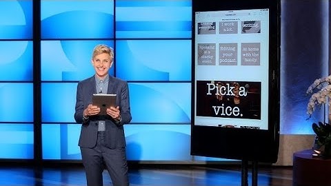 Ellen Takes a Buzzfeed Quiz