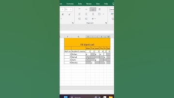 Fill blank cell in excel #FillBlankCellsInExcel  #GoToSpecialExcel  #ExcelTipsAndTricks