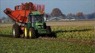 Sugarbeet Harvest 2012 - WKM and a John Deere 6610.