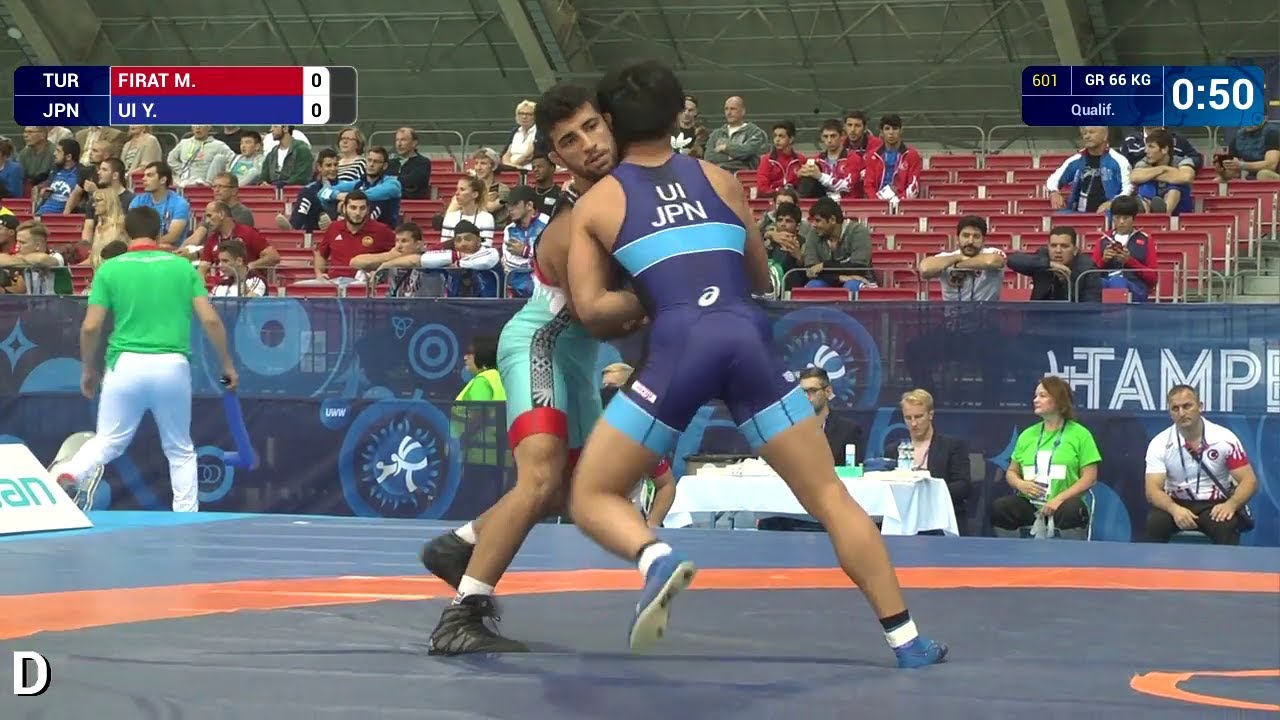 Qual. GR - 66 kg: M. FIRAT (TUR) df. Y. UI (JPN) by VPO1, 10-3