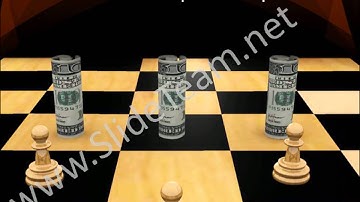 Twisted Dollars And Chess Pieces Strategy PowerPoint Templates ppt Themes 1112 Slides Backgrounds
