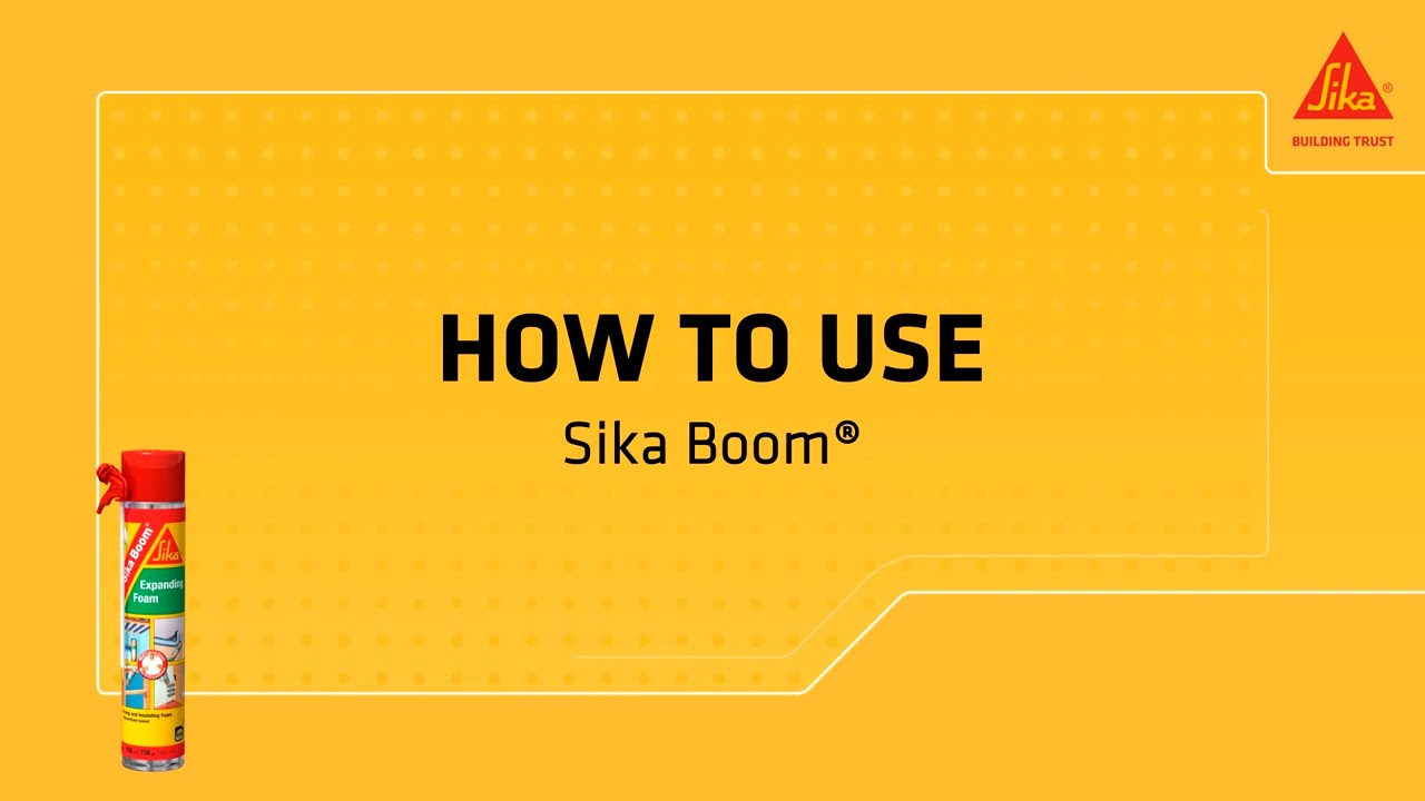 How to Sika Boom English - YouTube