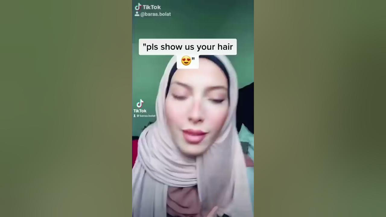 I will show you my hair for the first time everrr! 😱 #shorts #short #hijab  - YouTube
