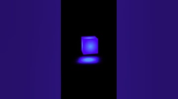 CSS 3d glowing cube | 3d animation effects | ambient light effect