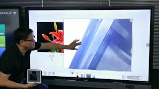 BenQ Interactive panel cloud write board demo