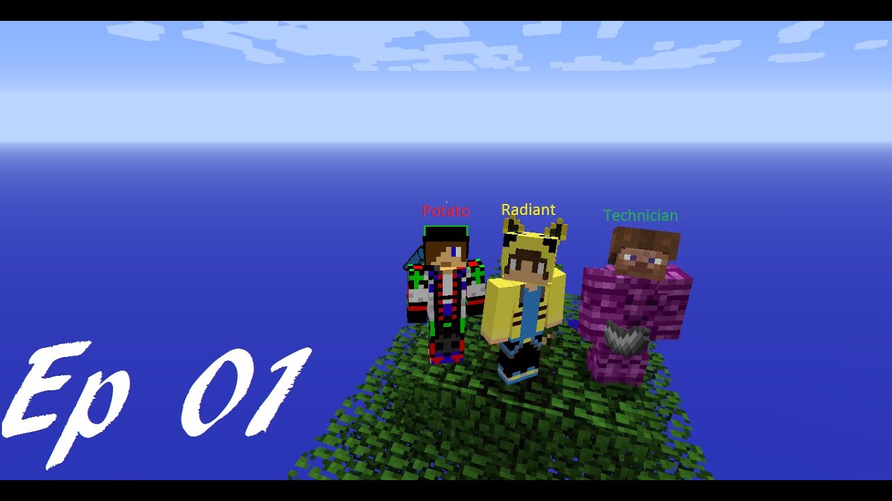 Minecraft Sky Factory Ep 1 - YouTube