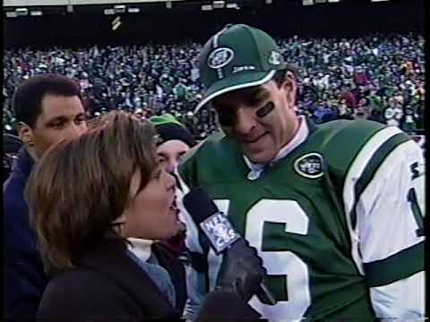 Jacksonville at NY Jets postgame divisional game 1998 season
