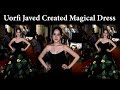 All eyes on Uorfi Javed as she shines in a mesmerizing and magical black gown at the event | Video