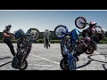 Harley stunts with cbear cj barham jesse ryan  junkyard kenny