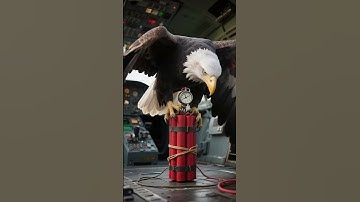 Bald Eagle Saves Plane Passengers by Stopping Explosion Crisis.#shorts #animals #rescue