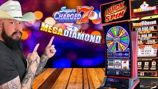 Super Charged 7's and Mega Diamond slot machine play 🎰 Cowboy Slots Zone! screenshot 3