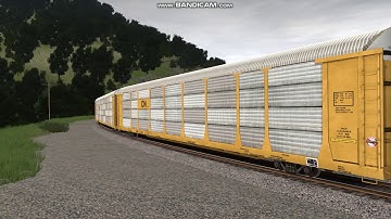 NS Autorack on Horseshoe curve