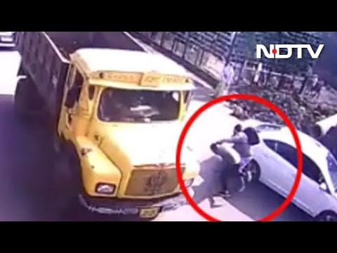 On Camera, Indore Architect Crushed By Truck Days Before Anniversary