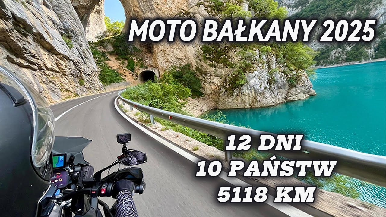 BAŁKANY MOTOCYKLEM 2025 - SŁOWENIA, CHORWACJA, CZRNOGÓRA, ALBANIA, BUŁGARIA, RUMUNIA - BMW R1250GS