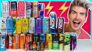 MIXING EVERY ENERGY DRINK TOGETHER! - EXTREME TASTE TEST