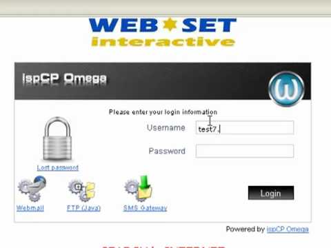 WEB-SET.COM: How to login to ISPCP Admin Panel