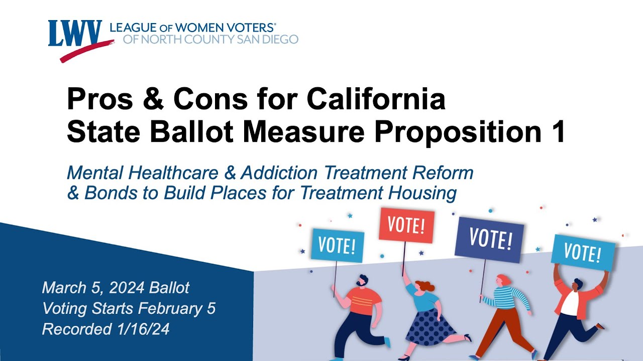 California Ballot Proposition 1 Pros & Cons March 2024 YouTube