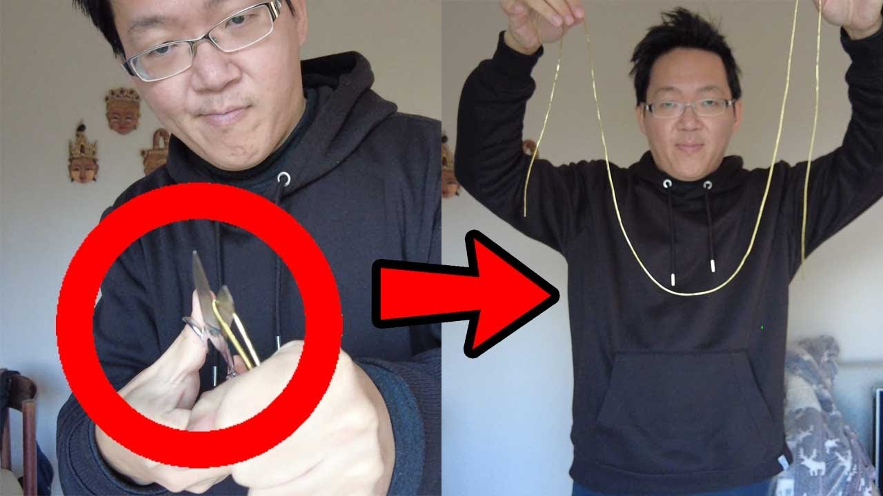 Фокус с разрезанием и восстановлением веревки | Классический урок по фокусам с веревкой