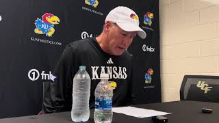 Lance Leipold recaps KU’s win at UCF