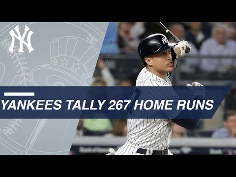 Yankees tally a record 267 home runs in 2018