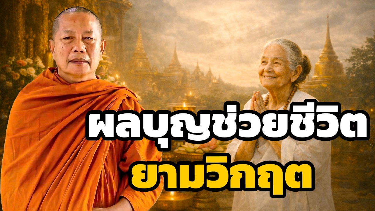 ผลบุญนำทางชีวิต ธรรมะคลายทุกข์ พระมหาบุญช่วย ปัญญาวชิโร