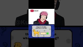 Yuji plays a quiz game 😭😭😭😭 #jujutsukaisen #jjk
