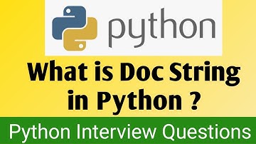 What is Doc String in Python | Python Interview Questions