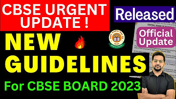 CBSE Big News- CBSE Released Exam Guidelines🔥| Exam Date Sheet | Practical Exam, Internal Assessment