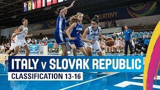 Italy v Slovak Republic - Classification 13-16