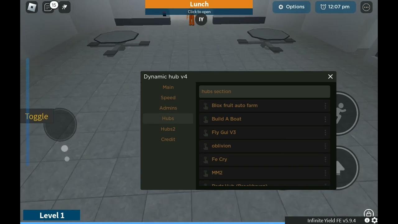 Roblox Fe Script Showcase (Dymanic Hub V4) - YouTube