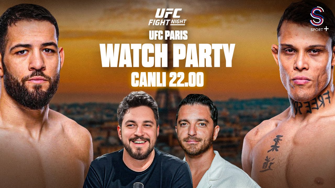 UFC PARIS KARTINI BERABER İZLİYORUZ! Nassourdine Imavov - Caio Borralho | UFC Watch Party