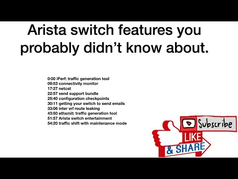 Arista Switch Features Compilation