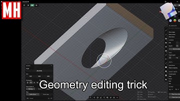 Cool geometry editing trick in Plasticity !