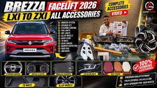 New Brezza 2026 Base To Top Accessories✅brezza 2026 lxi modification✅brezza 2026 mgp accessories✅