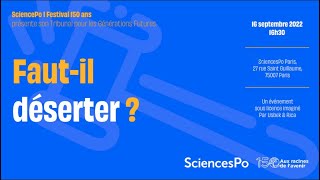 Tribunal pour les générations futures - Sciences Po Festival 150 ans