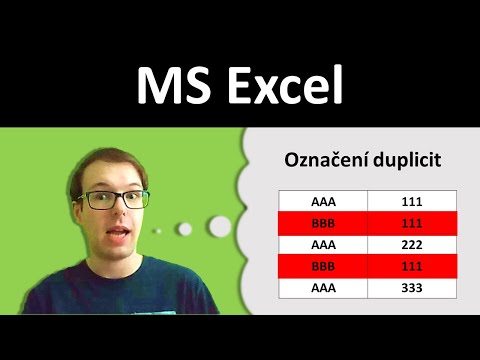 Video: Jak označím řádek v Excelu?