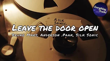 Bruno Mars, Anderson .Paak, Silk Sonic - Leave the Door Open (Lyric Video)