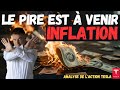 Inflation le pire est  venircrise de la dette amricainechute de laction tesla